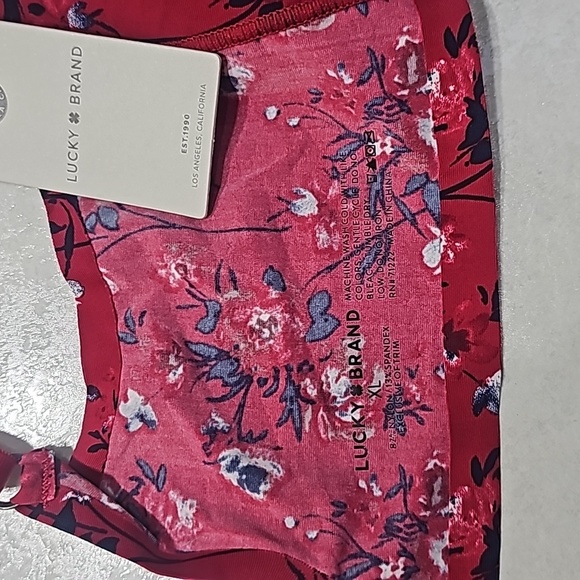 Lucky Brand XL Laser Lounge Bralette - Picture 3 of 4